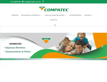 Tablet Screenshot of compatec.com.br